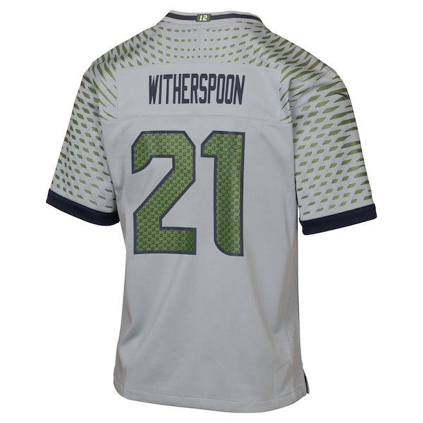 Devon Witherspoon Seattle Seahawks Nike Youth 2025 Rivalries Collection Game Jersey - Wolf Gray