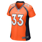 Javonte Williams Denver Broncos Nike Women's Game Jersey - Orange/Navy