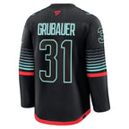 Philipp Grubauer Seattle Kraken  Alternate Premium Player Jersey - Black