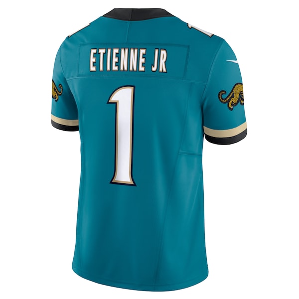 Travis Etienne Jacksonville Jaguars Nike Prowler Throwback Vapor F.U.S.E. Limited Jersey - Teal