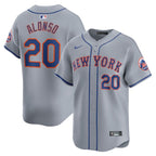 Pete Alonso New York Mets Nike Away Limited Player Jersey - Gray/White