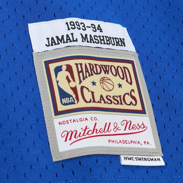 Jamal Mashburn Dallas Mavericks 2001/02 Hardwood Classics Swingman Jersey - Blue