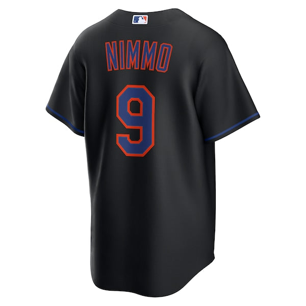 Brandon Nimmo New York Mets Nike Alternate Replica Jersey - Black
