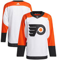 Philadelphia Flyers adidas Away Primegreen Authentic Jersey - White