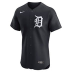 Detroit Tigers Nike Alternate 2 Elite Jersey - Navy/White