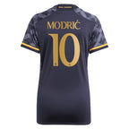 Luka Modric Los Merengues adidas Women's 2023/24 Away Replica Player Jersey - Navy/White