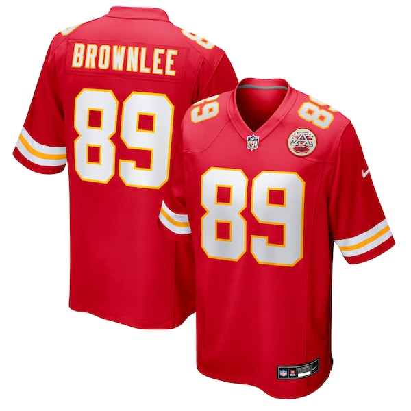 Jason Brownlee Kansas City Chiefs Nike Team Game Jersey -  Red