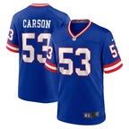 Harry Carson New York Giants Nike Classic Retired Player Game Jersey - Royal