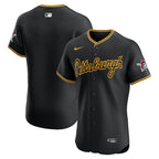 Pittsburgh Pirates Nike Alternate 2 Elite Jersey - Black