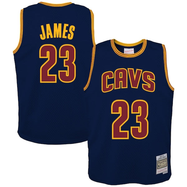 LeBron James Cleveland Cavaliers  Youth 2008/09 Hardwood Classics Swingman Jersey - Navy