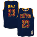 LeBron James Cleveland Cavaliers  Youth 2008/09 Hardwood Classics Swingman Jersey - Navy