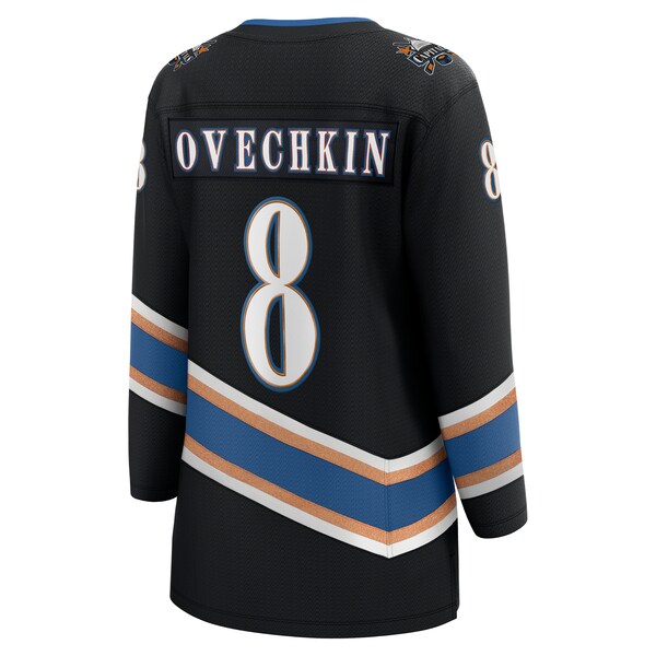 Alexander Ovechkin Washington Capitals  Women's Alternate 50th Anniversary Premier Breakaway Player Jersey - Black/Navy/White