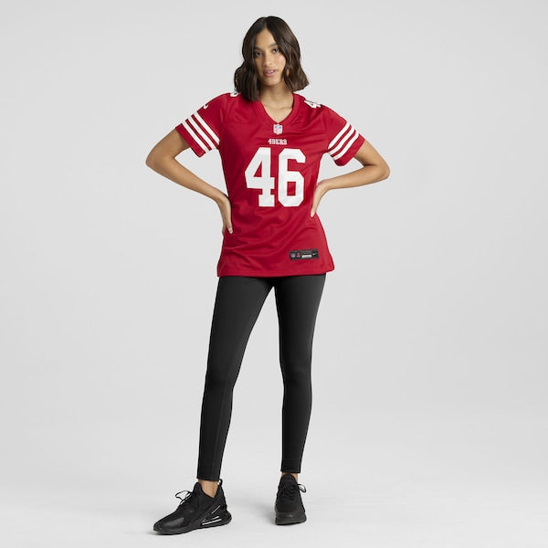 Jon Weeks San Francisco 49ers Nike Women's Team Game Jersey -  Scarlet