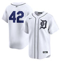 Detroit Tigers Nike 2024 Jackie Robinson Day Home Limited Jersey – White