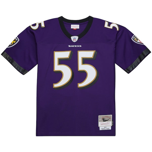 Terrell Suggs Baltimore Ravens  2003 Legacy Replica Jersey - Purple