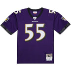 Terrell Suggs Baltimore Ravens  2003 Legacy Replica Jersey - Purple