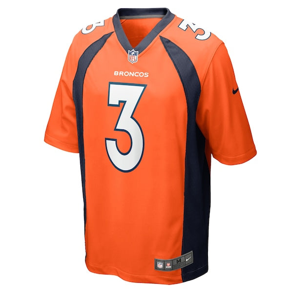 Russell Wilson Denver Broncos Nike Game Jersey - Orange/Navy/White