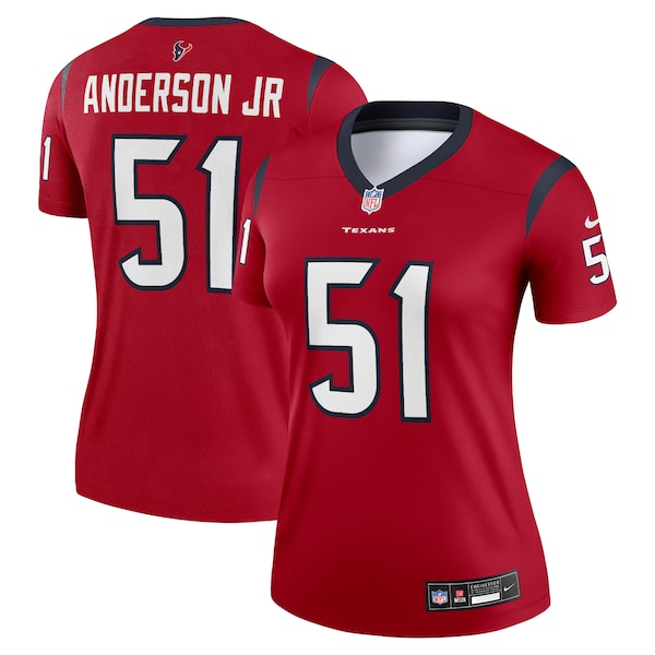 Will Anderson Jr. Houston Texans Nike Women's  Legend Jersey - Red/Navy