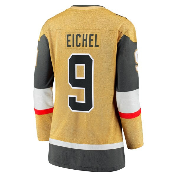 Jack Eichel Vegas Golden Knights  Women's Home Breakaway Player Jersey - Gold