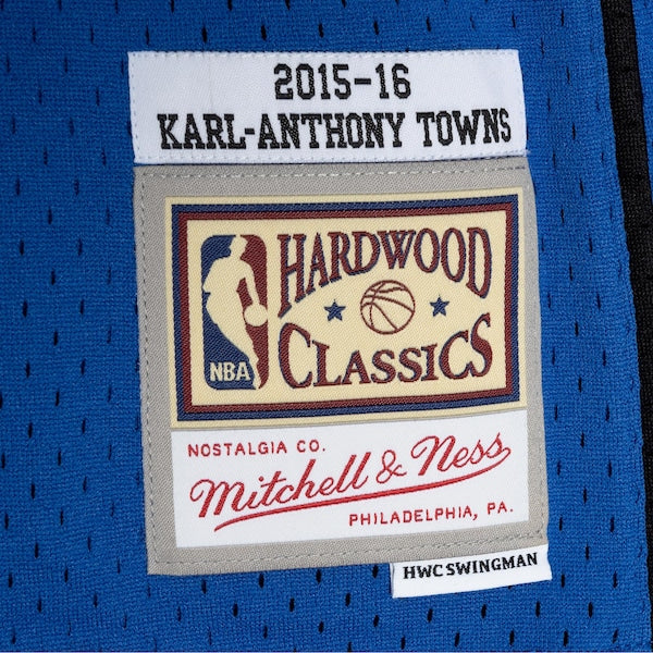 Karl-Anthony Towns Minnesota Timberwolves 2015/16 Swingman Jersey - Blue