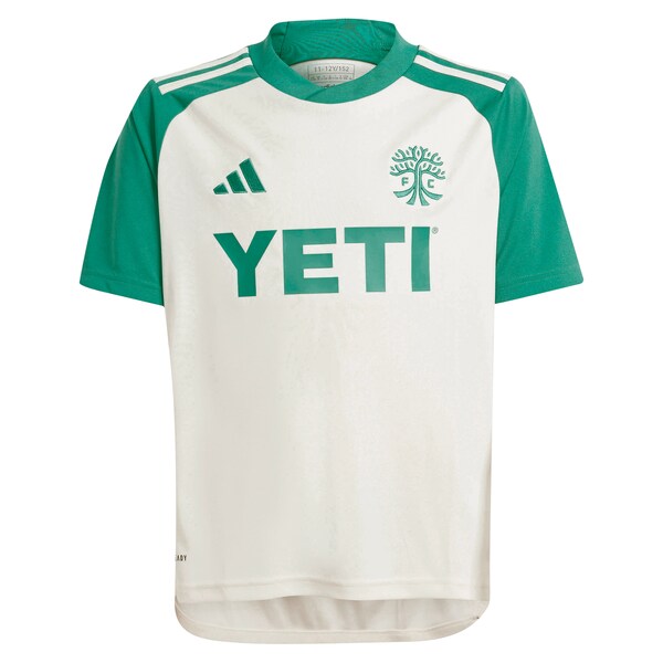 Brandon Vazquez Austin FC adidas Youth 2024 The Armadillo Kit Replica Player Jersey - Tan