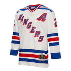 Brian Leetch New York Rangers Alternate Captain Patch 1993/94 Blue Line Player Jersey - White