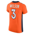 Russell Wilson Denver Broncos Nike Vapor Elite Jersey - Orange