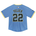 Christian Yelich Milwaukee Brewers Nike Toddler City Connect Limited Player Jersey - Powder Blue