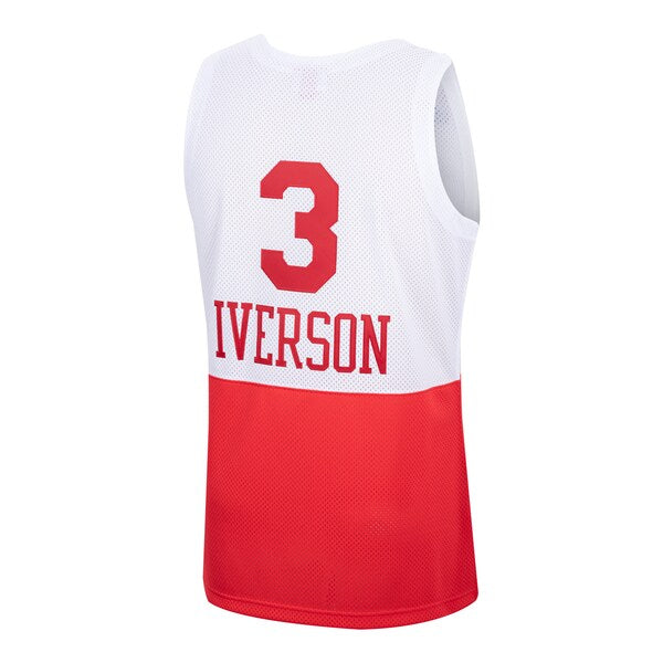 Allen Iverson Philadelphia 76ers 2003/04 Hardwood Classics Authentic Jersey - White/Black/Red