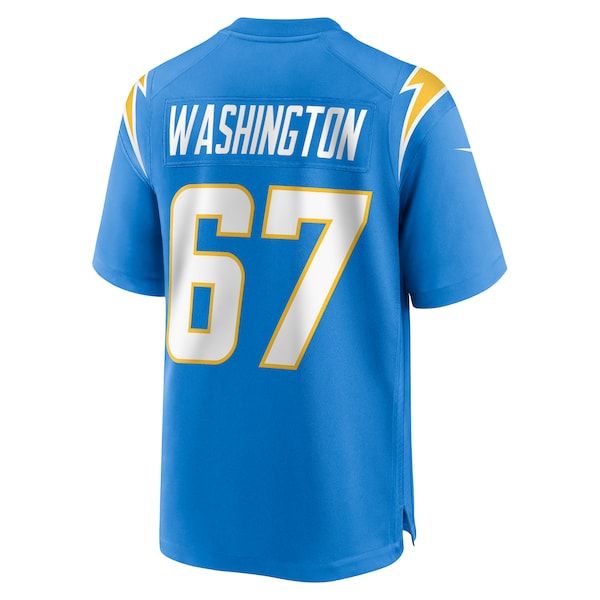 Savion Washington Los Angeles Chargers Nike Team Game Jersey -  Powder Blue