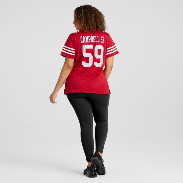 De'Vondre Campbell San Francisco 49ers Nike Women's  Game Jersey -  Scarlet