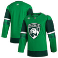 Florida Panthers adidas 2023 St. Patrick's Day Primegreen Authentic Jersey - Kelly Green