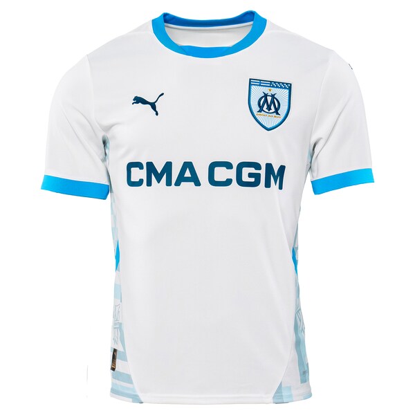 Olympique Marseille Puma 2024/25 Home Replica Jersey - White