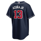 Ronald Acuna Jr. Atlanta Braves Nike Alternate Replica Player Name Jersey - Navy/White