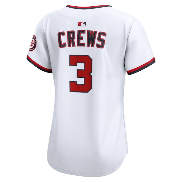 Dylan Crews Washington Nationals Nike Women's Home Limited Player Jersey - White