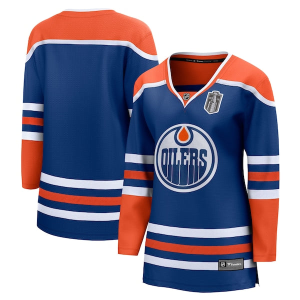Edmonton Oilers  Women's 2025 Stanley Cup Final Home Breakaway Jersey - Royal
