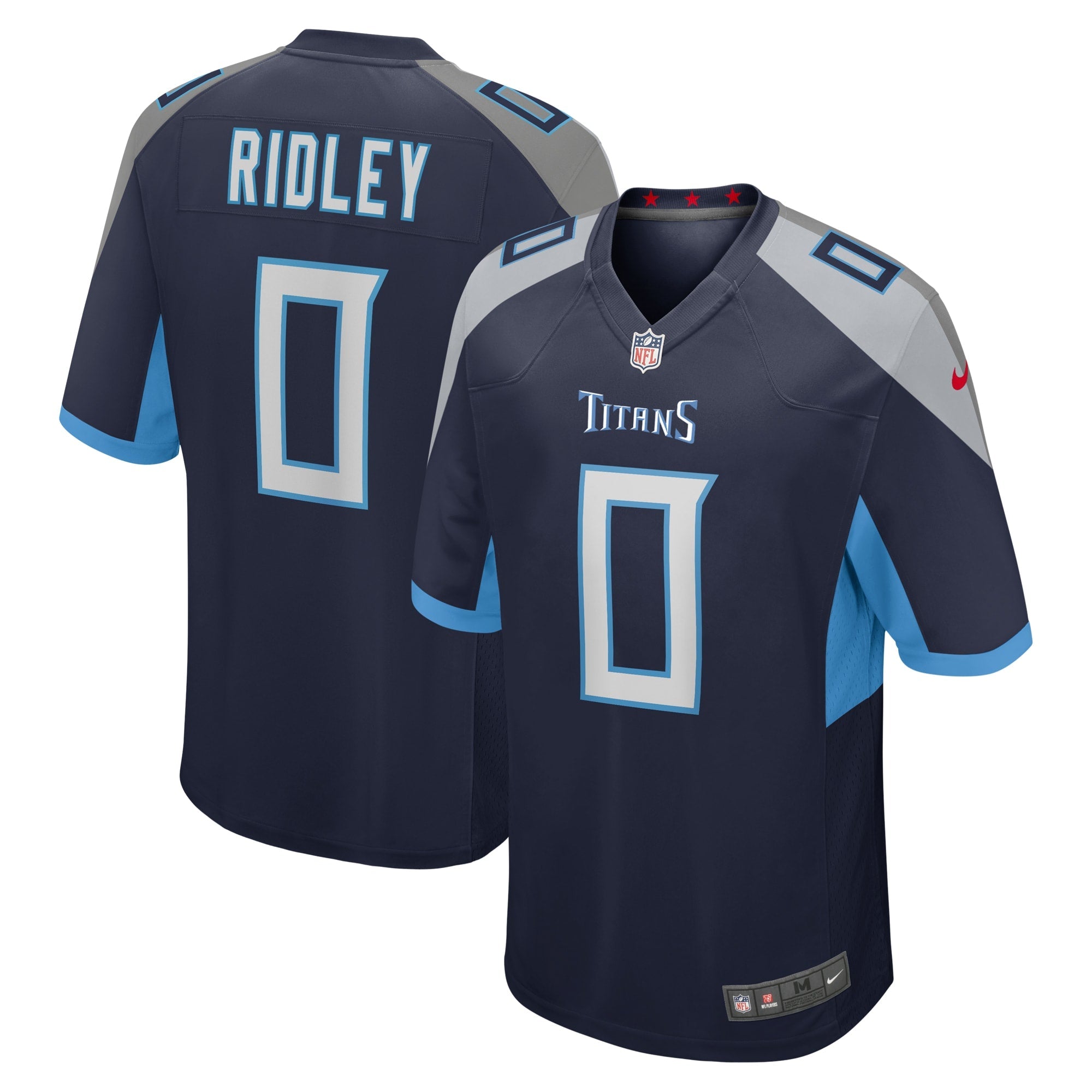 Calvin Ridley Tennessee Titans Nike Team Game Jersey -  Light Blue/Navy