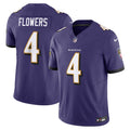 Zay Flowers Baltimore Ravens Nike Vapor F.U.S.E. Limited Jersey - Purple/Black