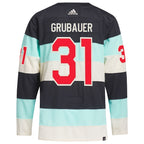 Philipp Grubauer Seattle Kraken adidas 2024 NHL Winter Classic Primegreen Authentic Player Jersey - Deep Sea Blue