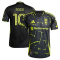 Diego Rossi Columbus Crew adidas 2025 The Goosebumps Kit Authentic Player Jersey - Black