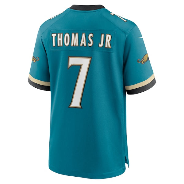 Brian Thomas Jr. Jacksonville Jaguars Nike Prowler Throwback Player Game Jersey - Teal