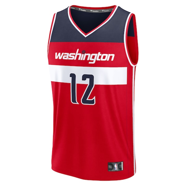 Tre Johnson III Washington Wizards  Youth 2025 NBA Draft First Round Pick Fast Break Replica Jersey - Icon Edition - Red