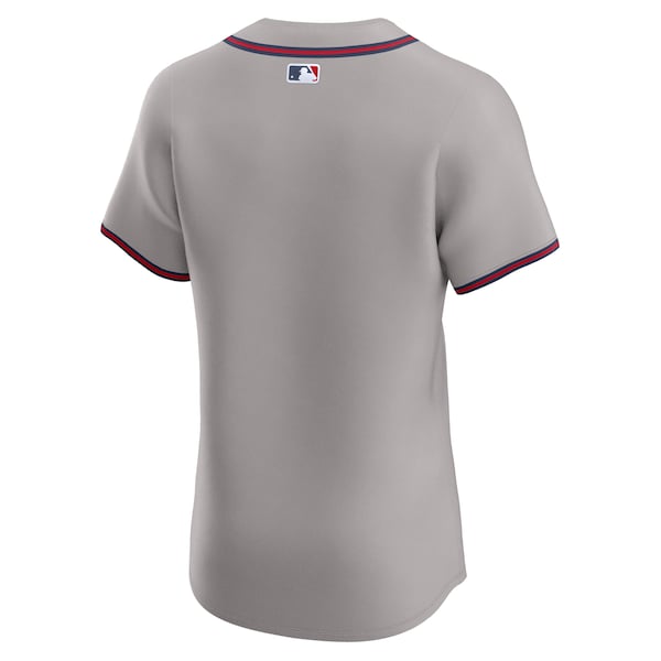 Atlanta Braves Nike Road Elite Jersey - Gray