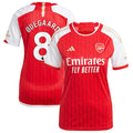 Martin Odegaard Arsenal adidas Women's 2023/24 Home Replica Player Jersey - Red/Green/Yellow