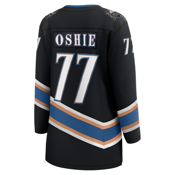 TJ Oshie Washington Capitals  Women's Alternate 50th Anniversary Premier Breakaway Player Jersey - Black/Navy