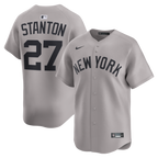 Giancarlo Stanton New York Yankees Nike Road Limited Jersey - Gray/White
