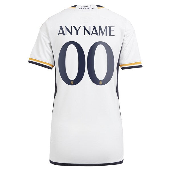 Los Merengues adidas Women's 2023/24 Home Replica Custom Jersey - White