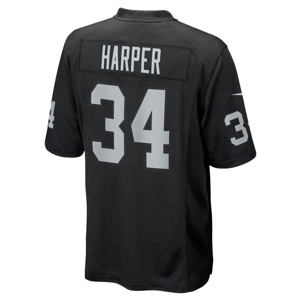 Thomas Harper Las Vegas Raiders Nike Team Game Jersey -  Black