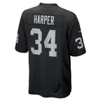 Thomas Harper Las Vegas Raiders Nike Team Game Jersey -  Black