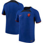 Netherlands National Team Nike 2022/23 Away Vapor Match Authentic Blank Jersey - Blue